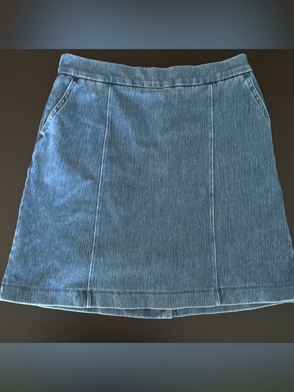 Isaac Mizrahi Live! Denim Skort Women’s XXS Pull On Stretch with Pockets